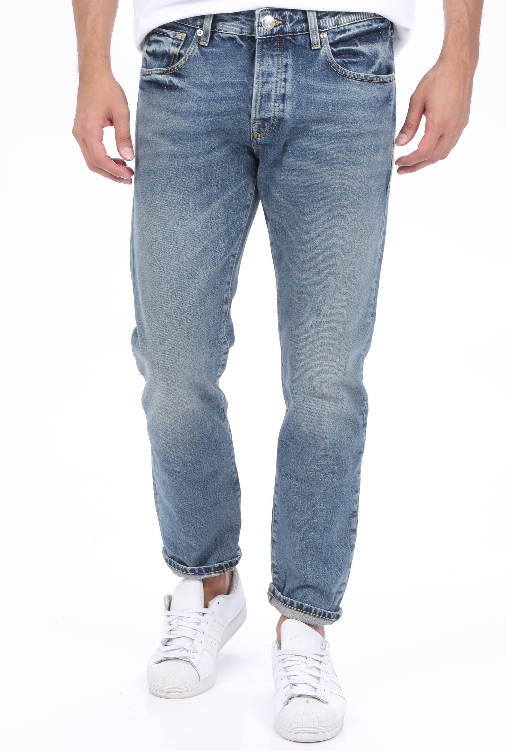 Ανδρικά/Ρούχα/Τζίν/Skinny SCOTCH & SODA - Ανδρικό jean παντελόνι SCOTCH & SODA Lot 22 Ralston Cropped - organ μπλε