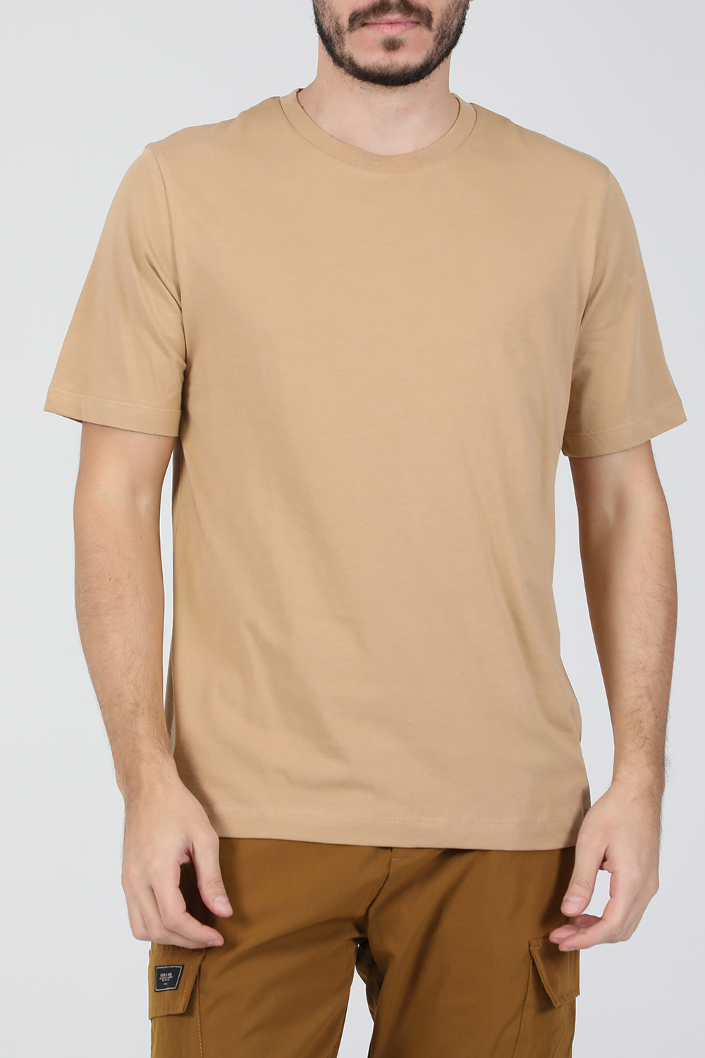 Ανδρικά/Ρούχα/Μπλούζες/Κοντομάνικες SCOTCH & SODA - Ανδρικό t-shirt SCOTCH & SODA Jersey μπεζ