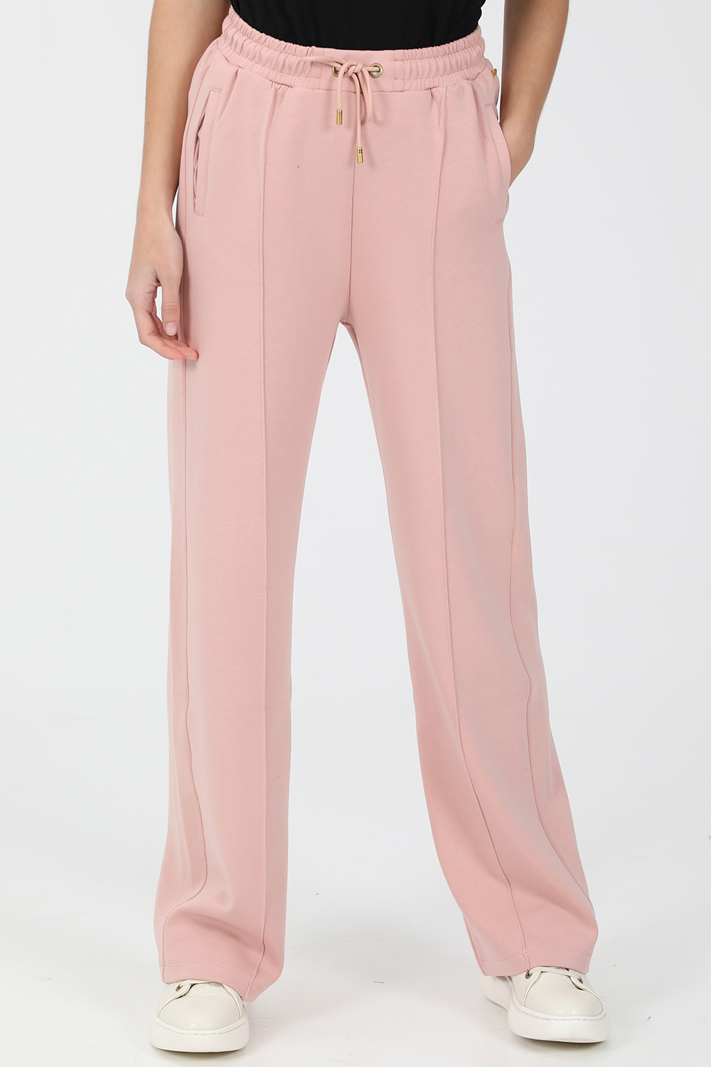 SCOTCH & SODA – Γυναικειο παντελονι φορμας SCOTCH & SODA Soft sweat pants ροζ