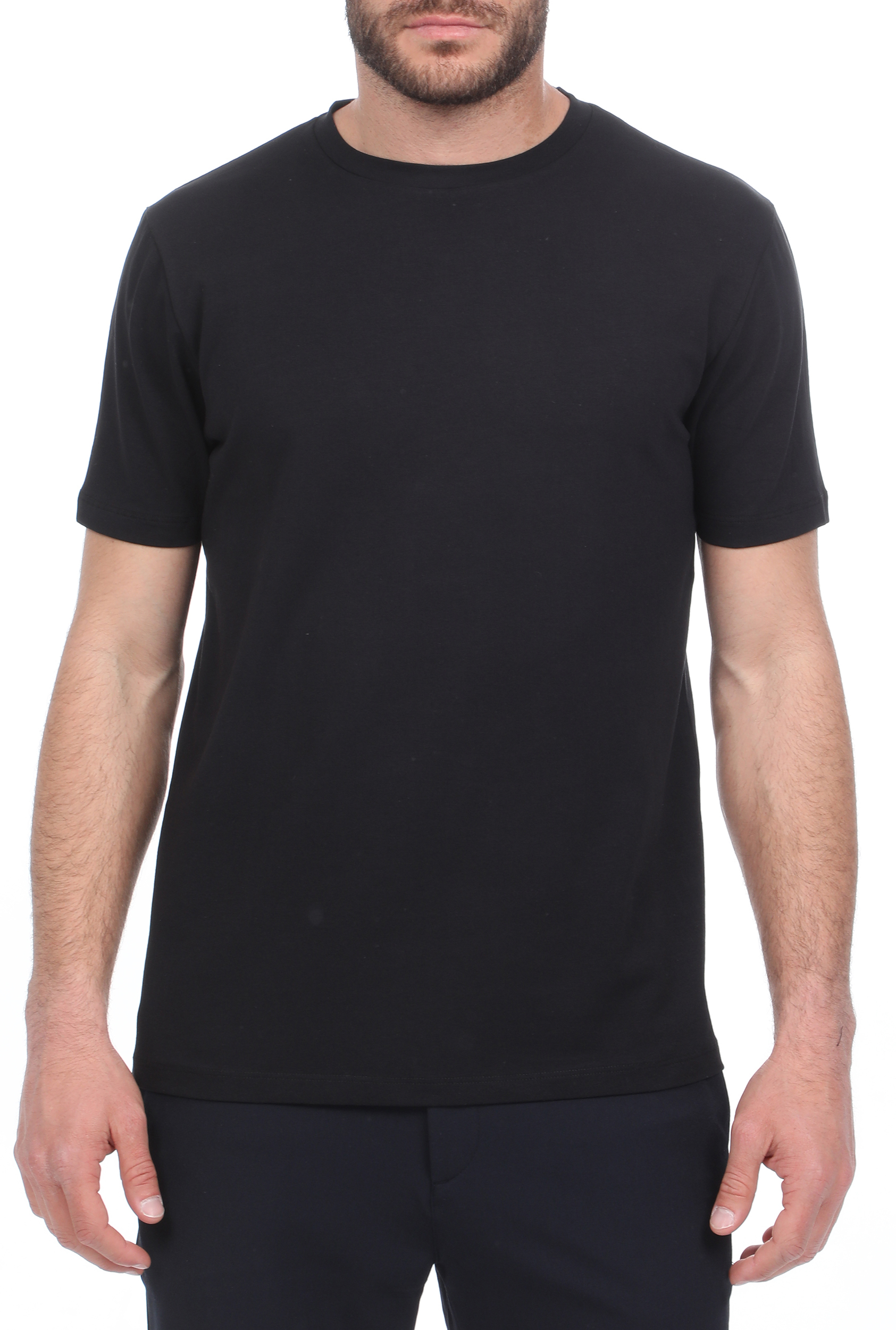 Ανδρικά/Ρούχα/Μπλούζες/Κοντομάνικες SSEINSE - Ανδρικό t-shirt SSEINSE μαύρο