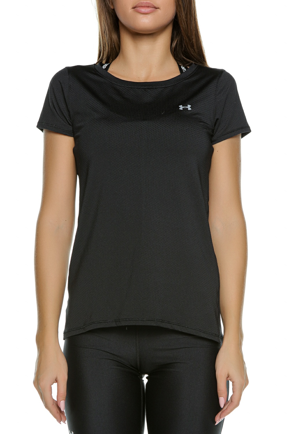 UNDER ARMOUR – Γυναικείο t-shirt UNDER ARMOUR HG Armour SS T-SH μαύρο 1756743.0-71Y1