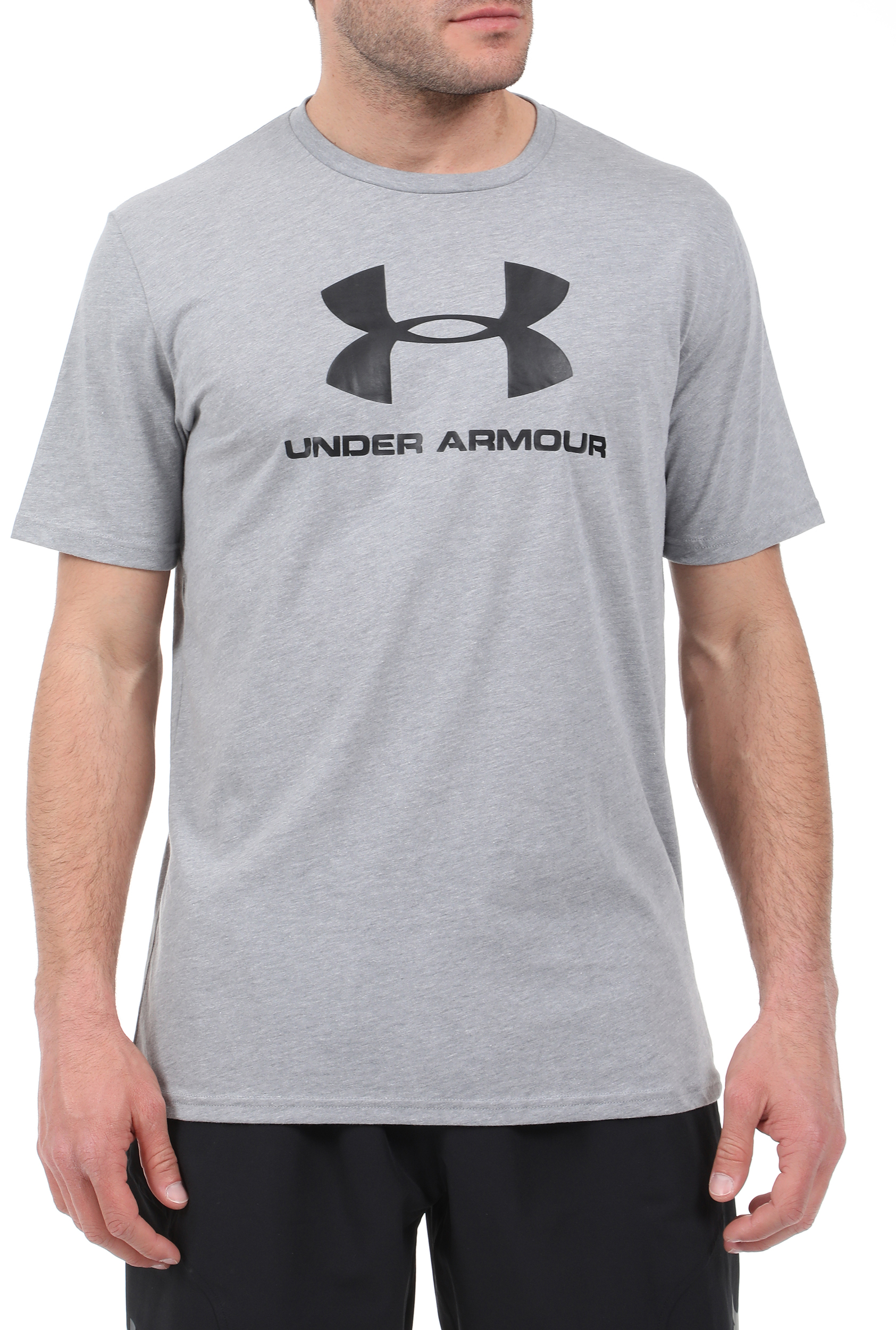 Ανδρικά/Ρούχα/Αθλητικά/T-shirt UNDER ARMOUR - Ανδρικό t-shirt UNDER ARMOUR SPORTSTYLE γκρι