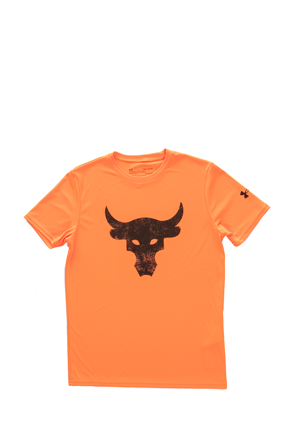 Παιδικά/Boys/Ρούχα/Αθλητικά UNDER ARMOUR - Παιδικό t-shirt UNDER ARMOUR Project Rock BrhmaBull πορτοκαλί