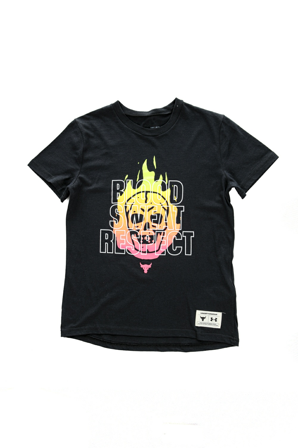 Παιδικά/Boys/Ρούχα/Μπλούζες UNDER ARMOUR - Παιδικό t-shirt UNDER ARMOUR Project Rock BSR μαύρο