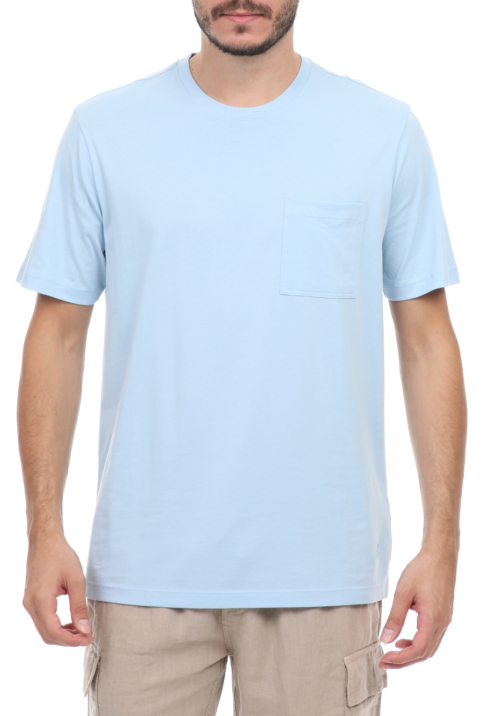 Ανδρικά/Ρούχα/Μπλούζες/Κοντομάνικες VILEBREQUIN - Ανδρικό t-shirt VILEBREQUIN TEEGUS μπλε