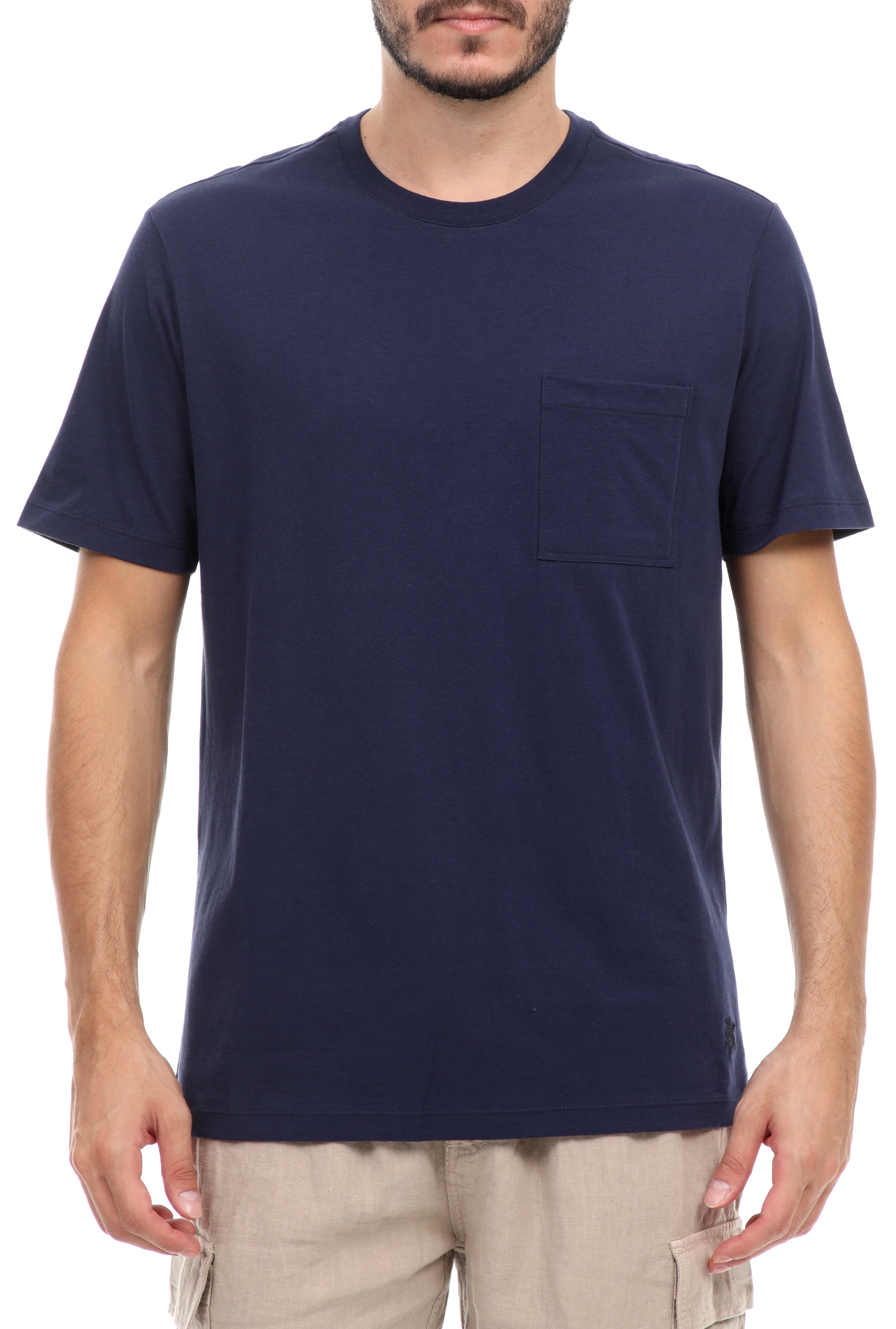Ανδρικά/Ρούχα/Μπλούζες/Κοντομάνικες VILEBREQUIN - Ανδρικό t-shirt VILEBREQUIN TEEGUS μπλε