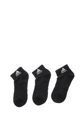 adidas Originals-Unisex κοντές κάλτσες σετ των 3 adidas Performance CUSH ANK 3PP μαύρες