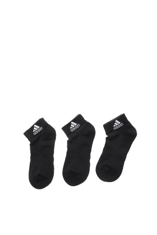 adidas Originals-Unisex κοντές κάλτσες σετ των 3 adidas Performance CUSH ANK 3PP μαύρες