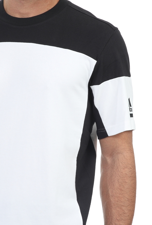 adidas Performance-Ανδρικό t-shirt adidas Performance FR7146 ZNE Tee λευκό μαύρο