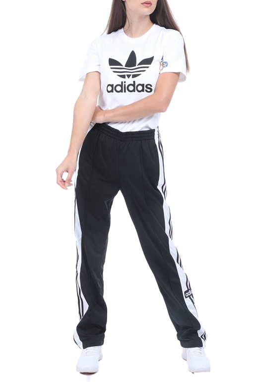 adidas Originals-Γυναικείο παντελόνι φόρμας adidas Originals ADIBREAK TP PB μαύρο λευκό