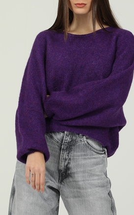 AMERICAN VINTAGE-Γυναικείο πουλόβερ AMERICAN VINTAGE μοβ