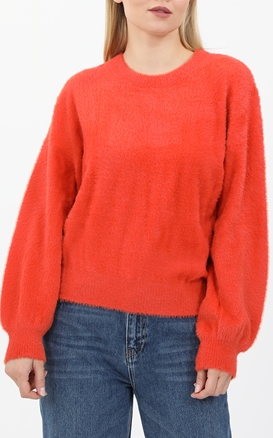 AMERICAN VINTAGE-Γυναικείο πουλόβερ AMERICAN VINTAGE πορτοκαλί