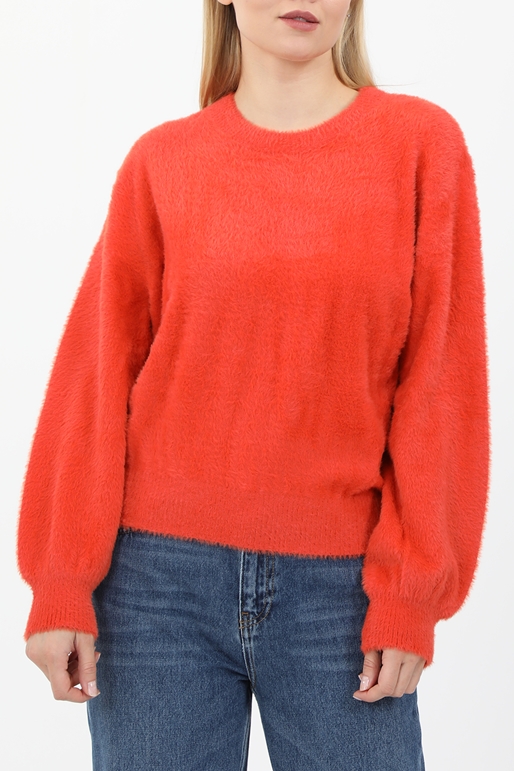 AMERICAN VINTAGE-Γυναικείο πουλόβερ AMERICAN VINTAGE πορτοκαλί