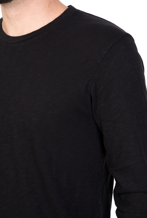 AMERICAN VINTAGE-Ανδρική μακρυμάνικη μπλούζα AMERICAN VINTAGE μαύρη
