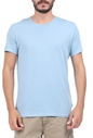 AMERICAN VINTAGE-Ανδρική μπλούζα AMERICAN VINTAGE  γαλάζια