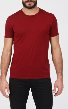 AMERICAN VINTAGE-Ανδρικό t-shirt AMERICAN VINTAGE μπορντό