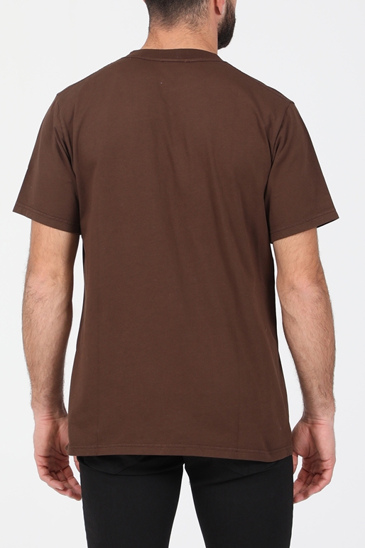 AMERICAN VINTAGE-Ανδρικό t-shirt AMERICAN VINTAGE καφέ