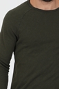 AMERICAN VINTAGE-Ανδρική μακρυμάνικη μπλούζα AMERICAN VINTAGE χακί