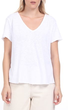 AMERICAN VINTAGE-Γυναικεία μπλούζα AMERICAN VINTAGE λευκή