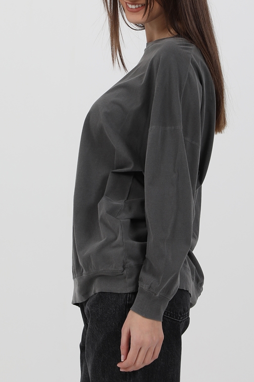 AMERICAN VINTAGE-Γυναικεία φούτερ μπλούζα AMERICAN VINTAGE VEGI03C AMERICAN μαύρη
