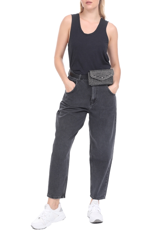 AMERICAN VINTAGE-Γυναικείο jean παντελόνι AMERICAN VINTAGE μαύρο