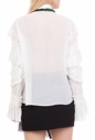 AMUSE-Γυναικείο πουκάμισο AMUSE λευκό