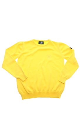 BEVERLY HILLS POLO CLUB-Παιδικό πουλόβερ BEVERLY HILLS POLO CLUB κίτρινο