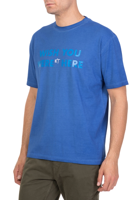 BOSS -Ανδρική μπλούζα BOSS JERSEY Teemotion 3 μπλε