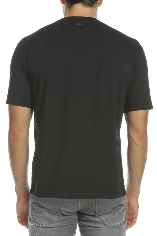 BOSS -Ανδρική κοντομάνικη μπλούζα BOSS JERSEY Teemotion 2 μαύρη