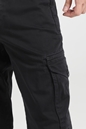 BOSS -Ανδρικό βαμβακερό παντελόνι BOSS Seiland μαύρο