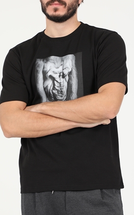 BOSS-Ανδρικό t-shirt BOSS Tanimal μαύρο