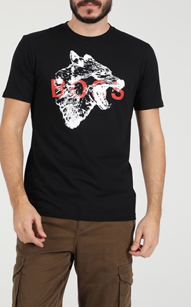BOSS-Ανδρικό t-shirt BOSS TDraw μαύρο