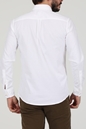 BOSS -Ανδρικό βαμβακερό πουκάμισο BOSS Mabsoot_1 λευκό