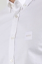 BOSS -Ανδρικό βαμβακερό πουκάμισο BOSS Mabsoot_1 λευκό
