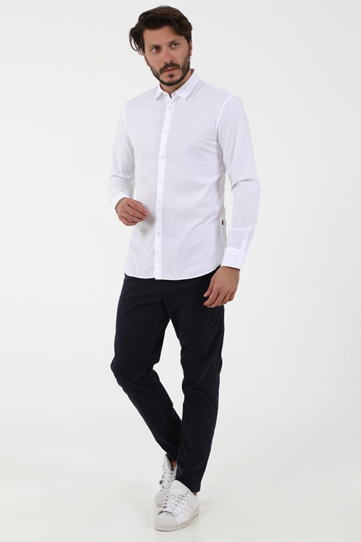 BOSS-Ανδρικό πουκάμισο BOSS Magneton_2 10239211 λευκό