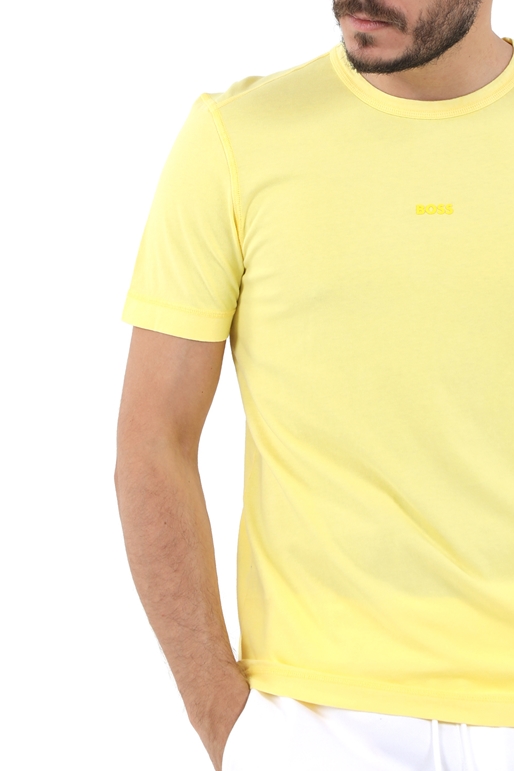 BOSS-Ανδρικό t-shirt BOSS JERSEY Tokks κίτρινο