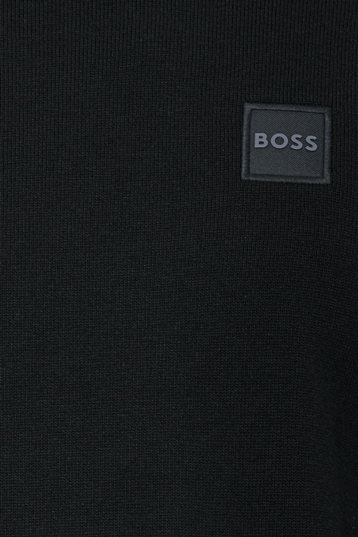 BOSS-Ανδρική πλεκτή μπλούζα BOSS Kanovano μαύρη