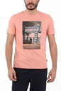 BOSS-Ανδρικό t-shirt BOSS ροζ