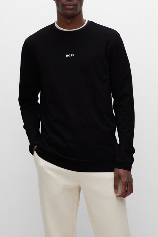 BOSS-Ανδρική μπλούζα BOSS TChark μαύρη