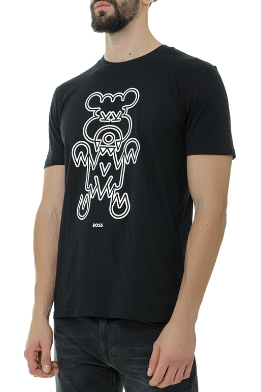 BOSS-Ανδρικό t-shirt BOSS Teetuned 3 μαύρο