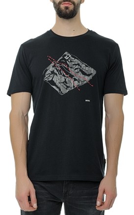 BOSS-Ανδρικό t-shirt BOSS Teetuned 2 μαύρο