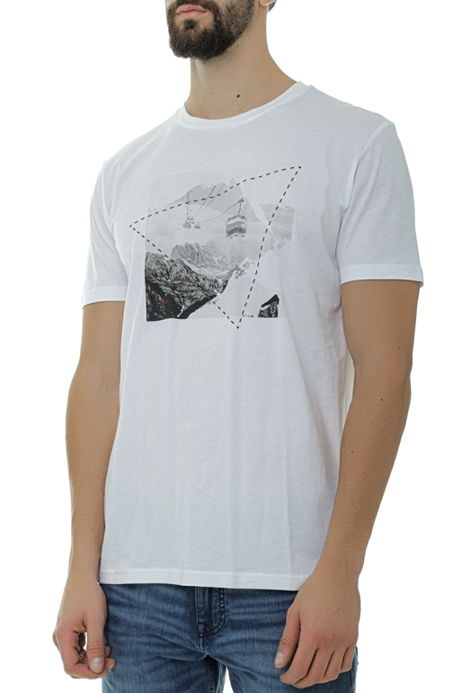 BOSS-Ανδρικό t-shirt BOSS Teetuned 1 λευκό