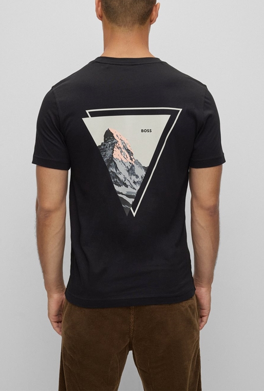 BOSS ORANGE-Ανδρικό t-shirt BOSS λευκό
