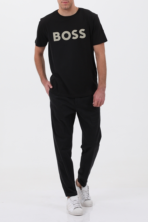 BOSS ORANGE-Ανδρικό t-shirt BOSS μαύρο