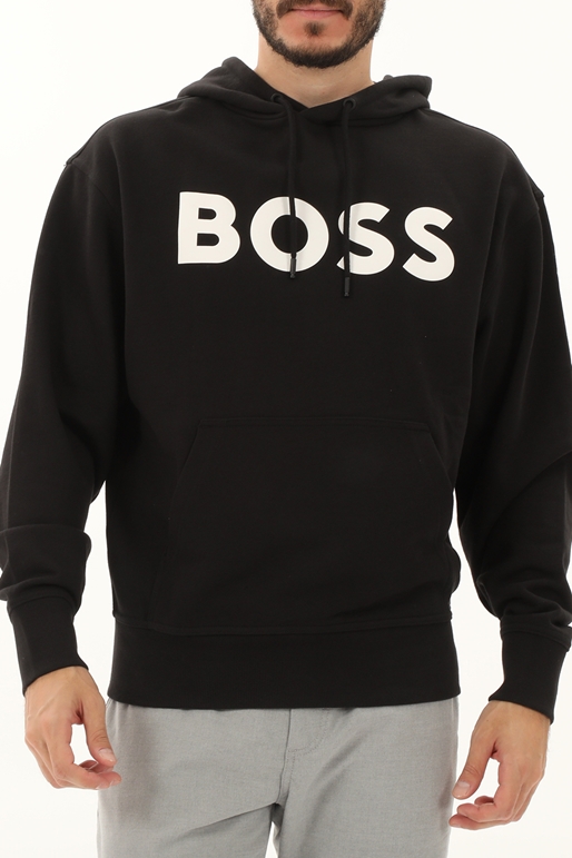 BOSS-Ανδρική φούτερ μπλούζα BOSS 50487134 WebasicHood μαύρη