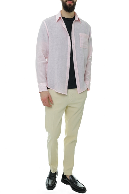 BOSS -Ανδρικό λινό πουκάμισο BOSS 50489344 Relegant_6 ροζ
