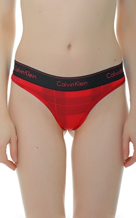 Calvin Klein Underwear-Chiloti tanga cu imprimeu grafic geometric