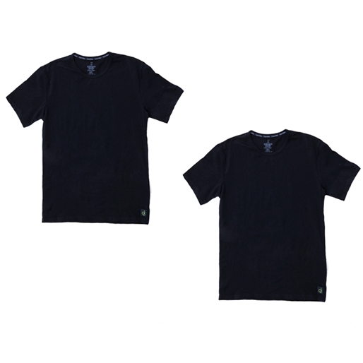 CK UNDERWEAR-Ανδρικές μπλούζες σετ των 2 CK UNDERWEAR μαύρες