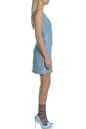 CALVIN KLEIN JEANS-Γυναικείο jean mini φόρεμα Calvin Klein Jeans μπλε