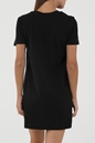 CALVIN KLEIN JEANS-Γυναικείο μακό mini φόρεμα CALVIN KLEIN JEANS BLOCKING T-SHIRT DRESS μαύρο λευκό